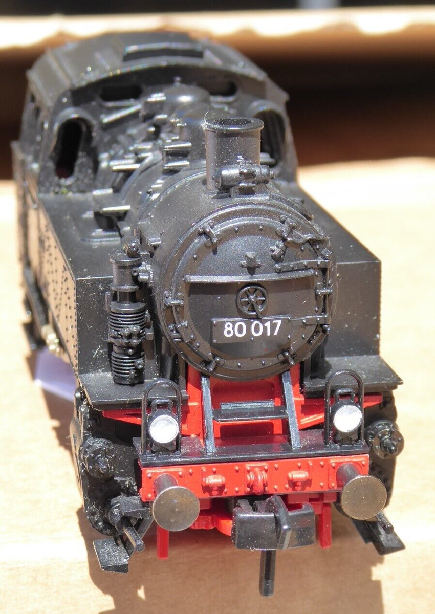 Roco H0 Steam Locomotive BR 80 017 DR/DB Era 3 With DSS Prepared