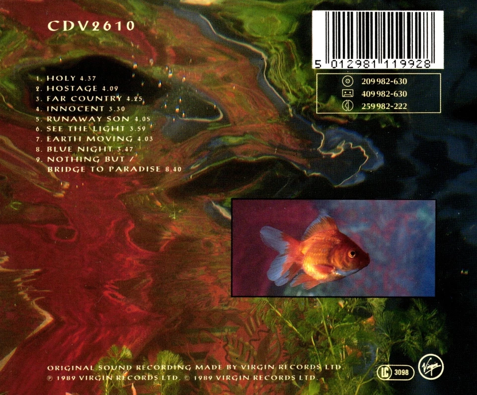 Mike Oldfield - Earth Moving - CD - Virgin CDV 2610 - Bild 2 von 2