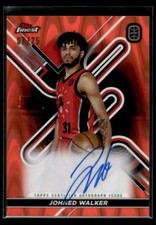 2022-23 Topps Finest OTE Johned Walker #FA-JWA Orange RayWave Auto 7/25