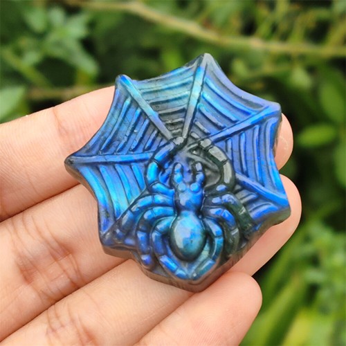 25Kinds Natural Labradorite Quartz Crystal Carved Skull Reiki Healing Decor - Picture 47 of 135