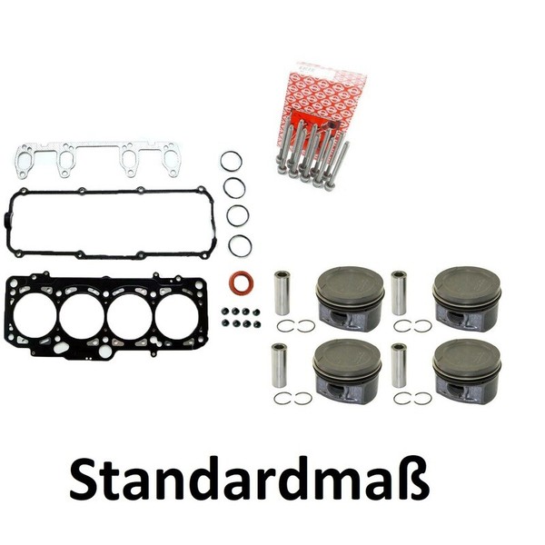 Kolben STD Set Dichtsatz Zyl.Kopf+Schrauben FüR VW 1.6 8V AEH APF AKL 06A103384C-image