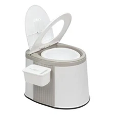 VINGLI Portable Toilet, Commode Camping RV Toilet for Adult, Kids, Boat, Van