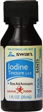 Swan Iodine Tincture 1 Oz. (Each)