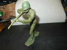 VTG Marx Plastic Green Army Man US Soldier  Figure Figurine 5 "