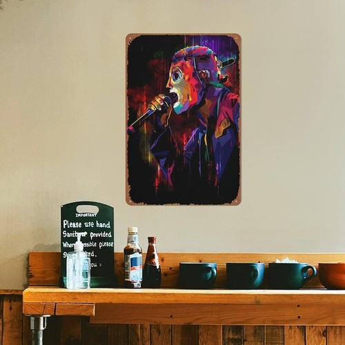 Modern Abstract Pop Art Corey Taylor Mask Metal Tin Sign Poster Art Wall Decor - Picture 6 of 6