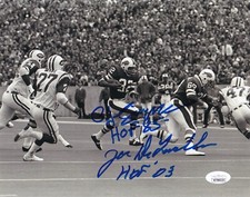 O.J. SIMPSON JOE DELAMIELLEURE Signed Autographed Photo Buffalo Bills 8X10 JSA