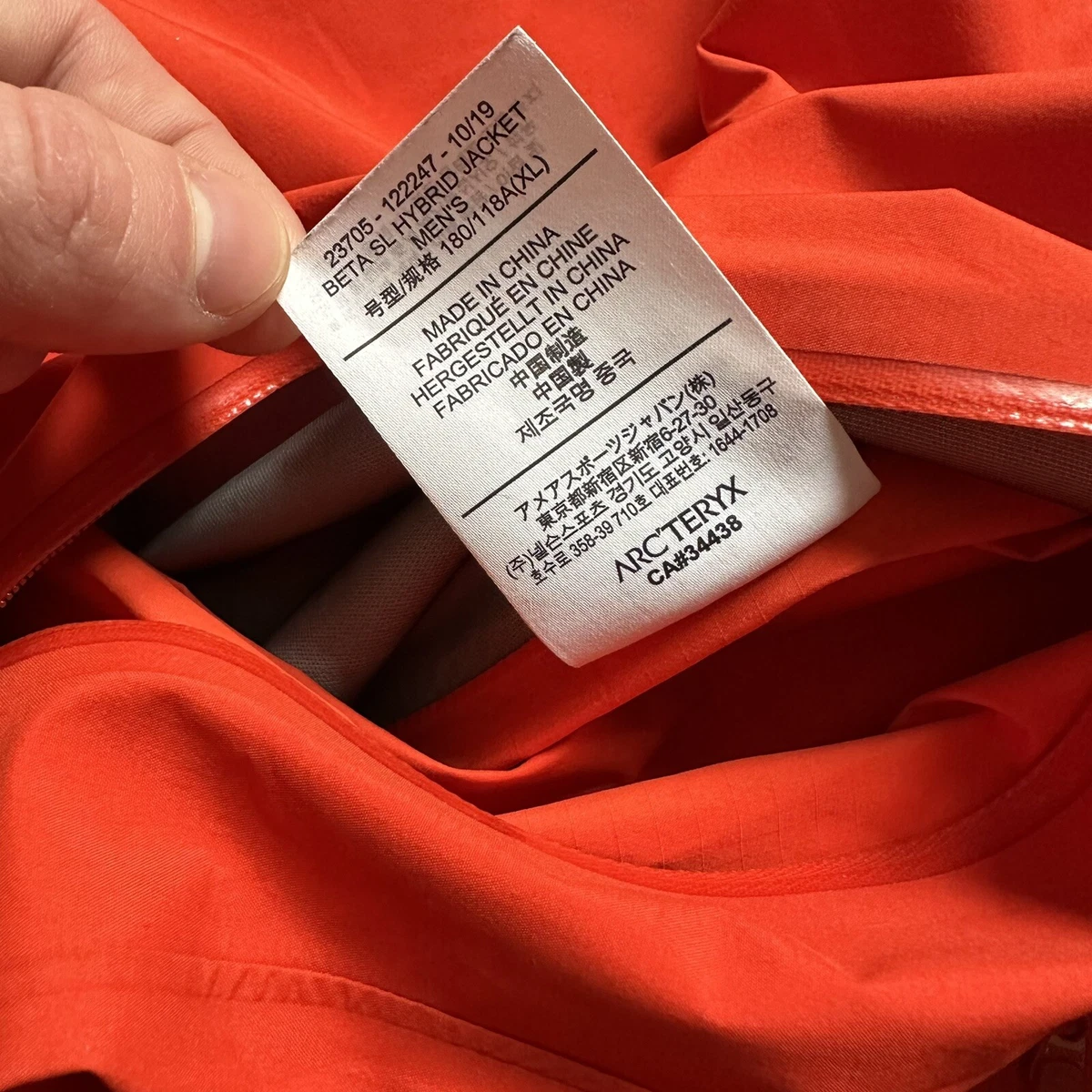 Arcteryx Beta SL Hybrid Jacket Gore-Tex Mens Size:XL | eBay