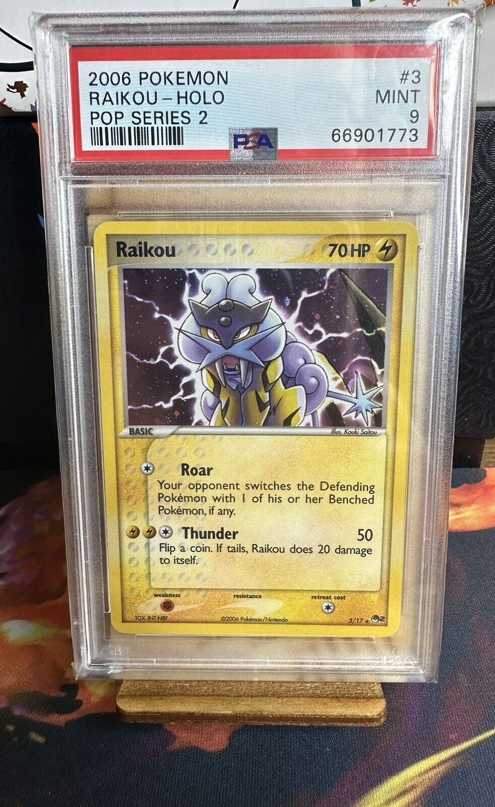 PSA 10 Raikou V #GG41 Pokémon TCG 2023 Crown Zenith Alt Art