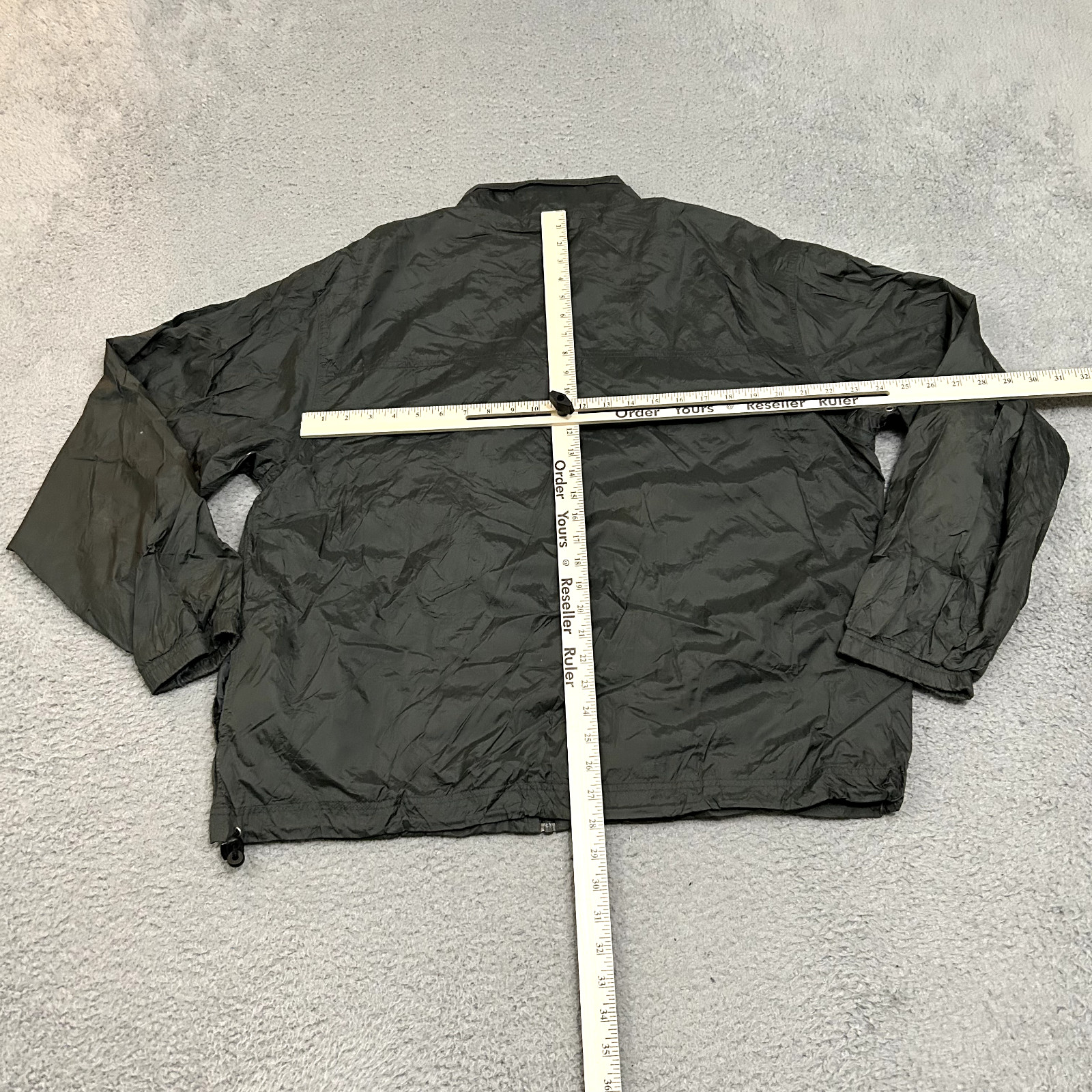 Gap Jacket Mens Extra Large Gray Windbreaker Mesh… - image 2