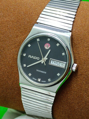vintage RADO VOYAGER watch 17 Jewels Automatic Day / Date