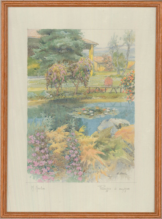 M. Marten, Lights in the Pond 公園 風景画 | AVSSC.CA