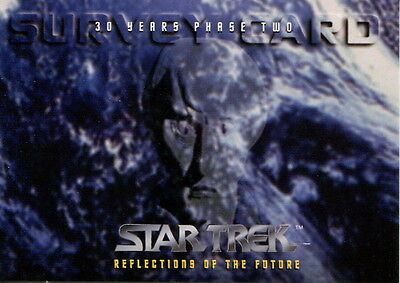 Reflections Of The Future 2 Card Panel Promo Phase Two Star Trek 30 Years Of