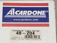 Transfer Case Motor Parts Master 48-204 Remanufactured New in Original Box