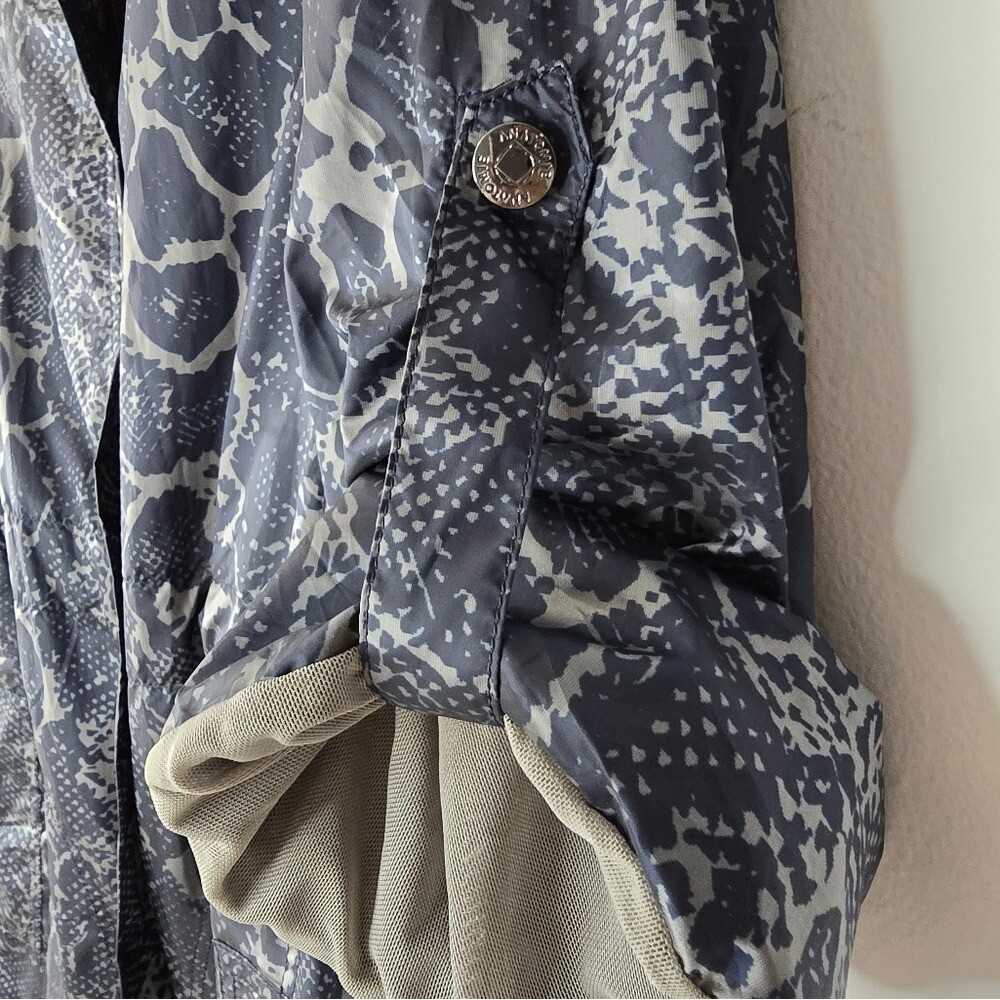 Anatomie Merika Python Windbreaker Jacket Hooded … - image 10