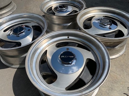 15 VINTAGE WHEELS RIMS 15X8 TRI SPOKE 3 AMERICAN RACING - Picture 3 of 5