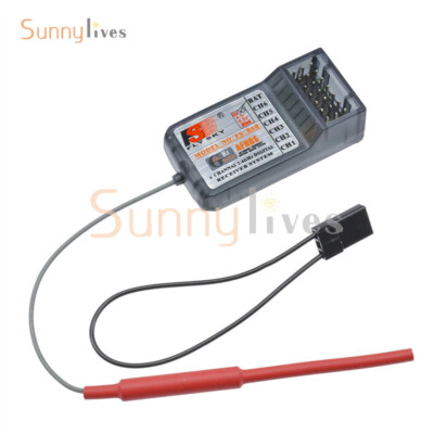 FLYSKY FS T6 FS-R6B 2.4Ghz 6CH Receiver for RC Helicopter Airplane Glider New