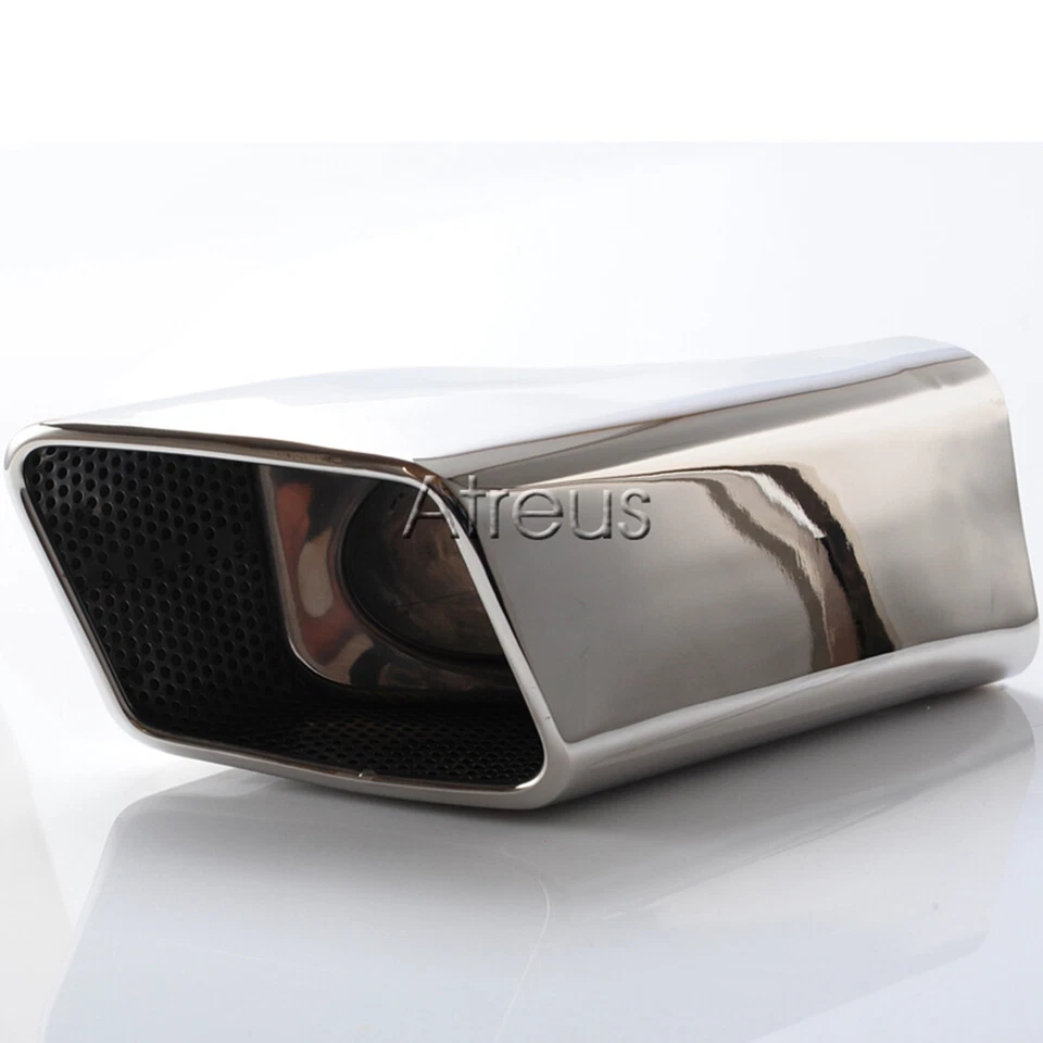 2x Tubo de escape de coche punta silenciadora cuadrada para Land Rover Range Rover 2005-2012 Foto 4 de 4