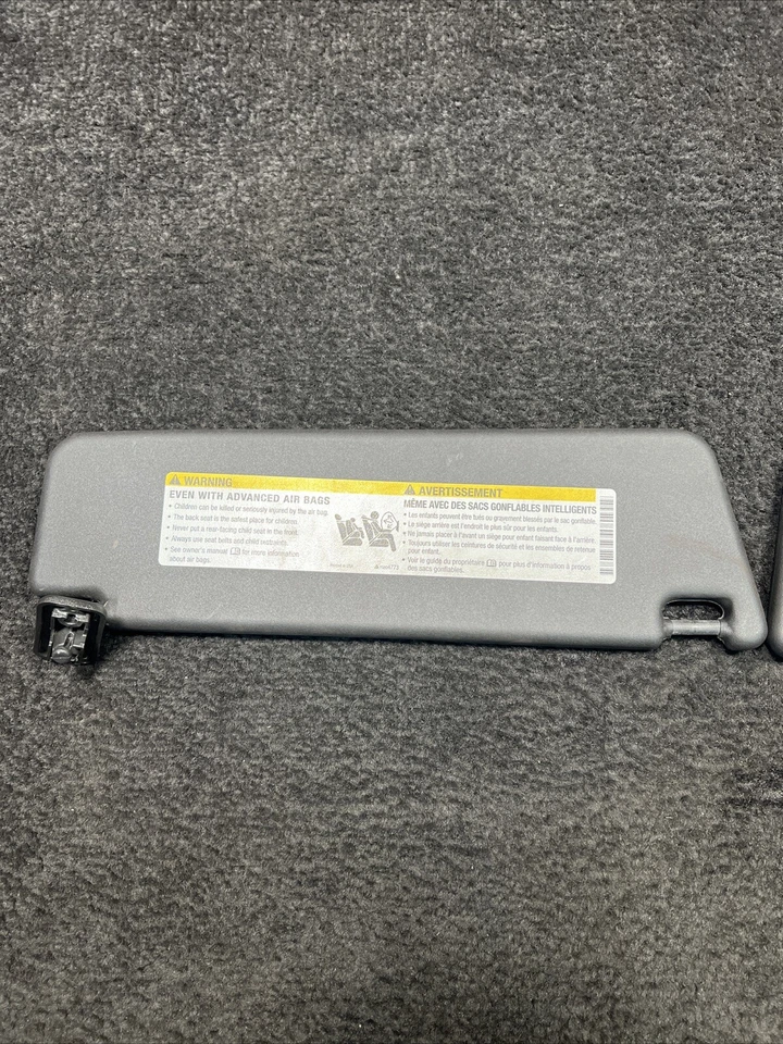 2014 Chevrolet Camaro SS Sun Visor Set OEM Black - Image 4 of 4