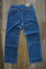 Vintage LEE RIDERS USA Made Jeans 42 TALON Zip  28 x  29 SEE PICS 4 MEAS. 