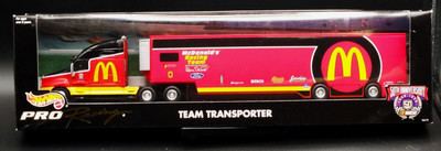 Hot Wheels Pro Racing McDonald's Team Transporter Nascar Bill Elliott 19470