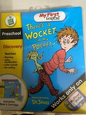 NEW LeapFrog My First Leap Pad Dr. Seuss There's a Wocket In My Pocket