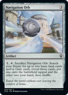 Navigation Orb - Foil x1 Magic the Gathering 1x Commander Legends: Battle for Ba