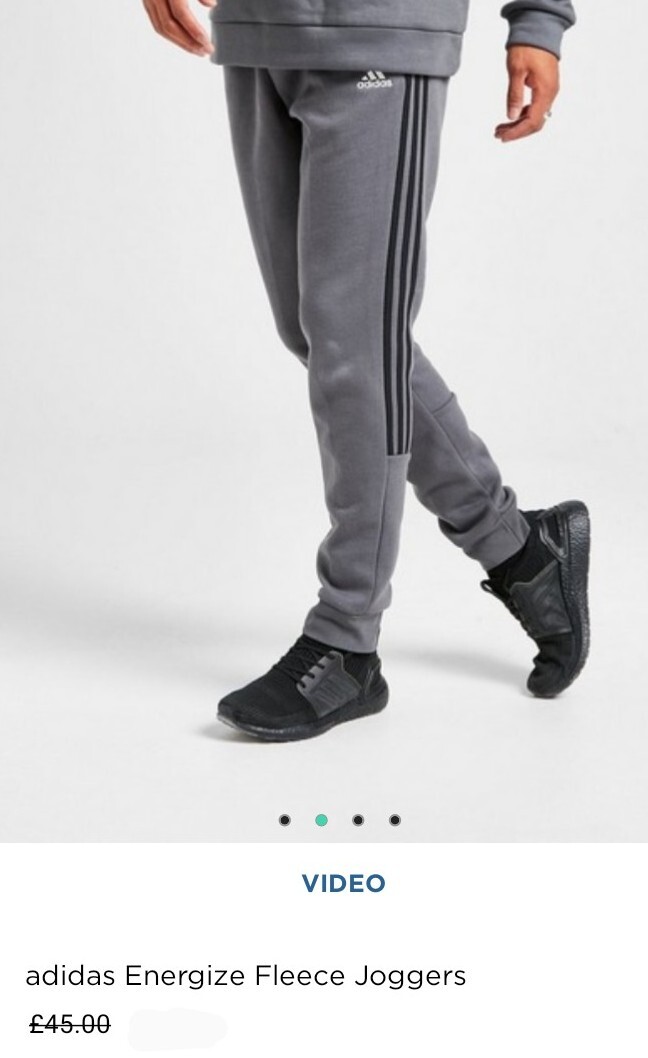 adidas energize fleece joggers green