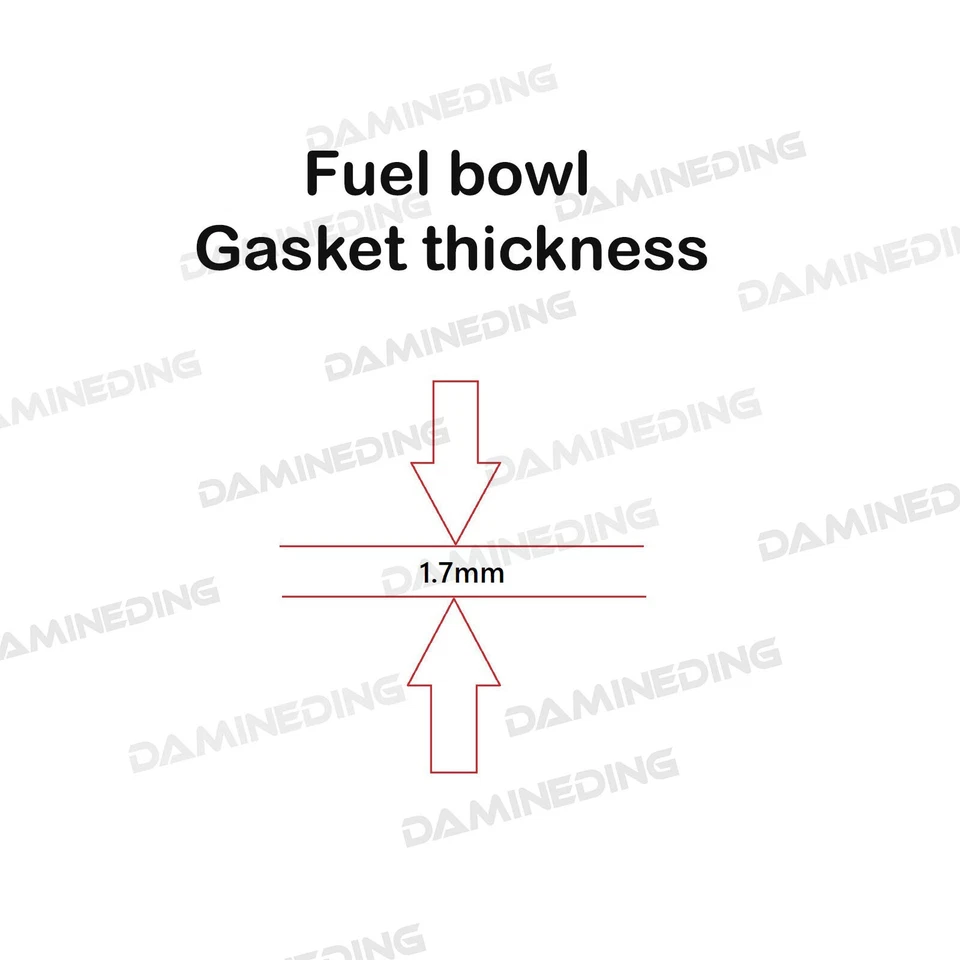 4x Kit de reconstrucción de carburador Katana 750 GSX750F bandit 1200 GSF1200 para 18-5082 Foto 4 de 4