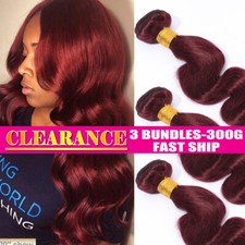 INDIAN Peruvian Virgin Human Hair 3 bundles 300g Extensions Weave Weft Body Wave