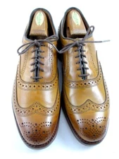 NEW Allen Edmonds  "MCALLISTER" Wingtip Oxfords 9 E(L) & D(R)  Walnut USA (566N)