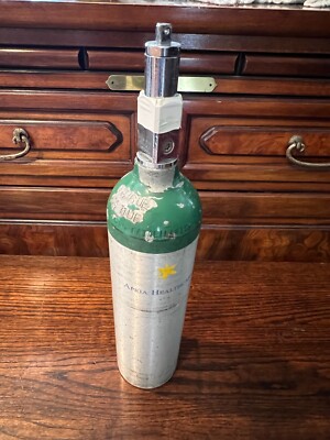 Medical Aluminum Medical Oxygen Empty Oxygen Tank Size M6, 15 1/2'' Tall, 3'' Dia