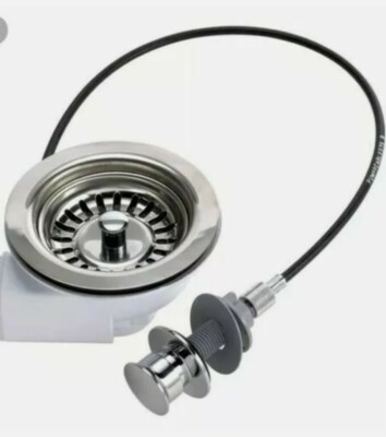 Küchenspüle 3,5'''' Kabel Pop Up Korb Abfall Chrom Sieb 44 mm Astracast WK545