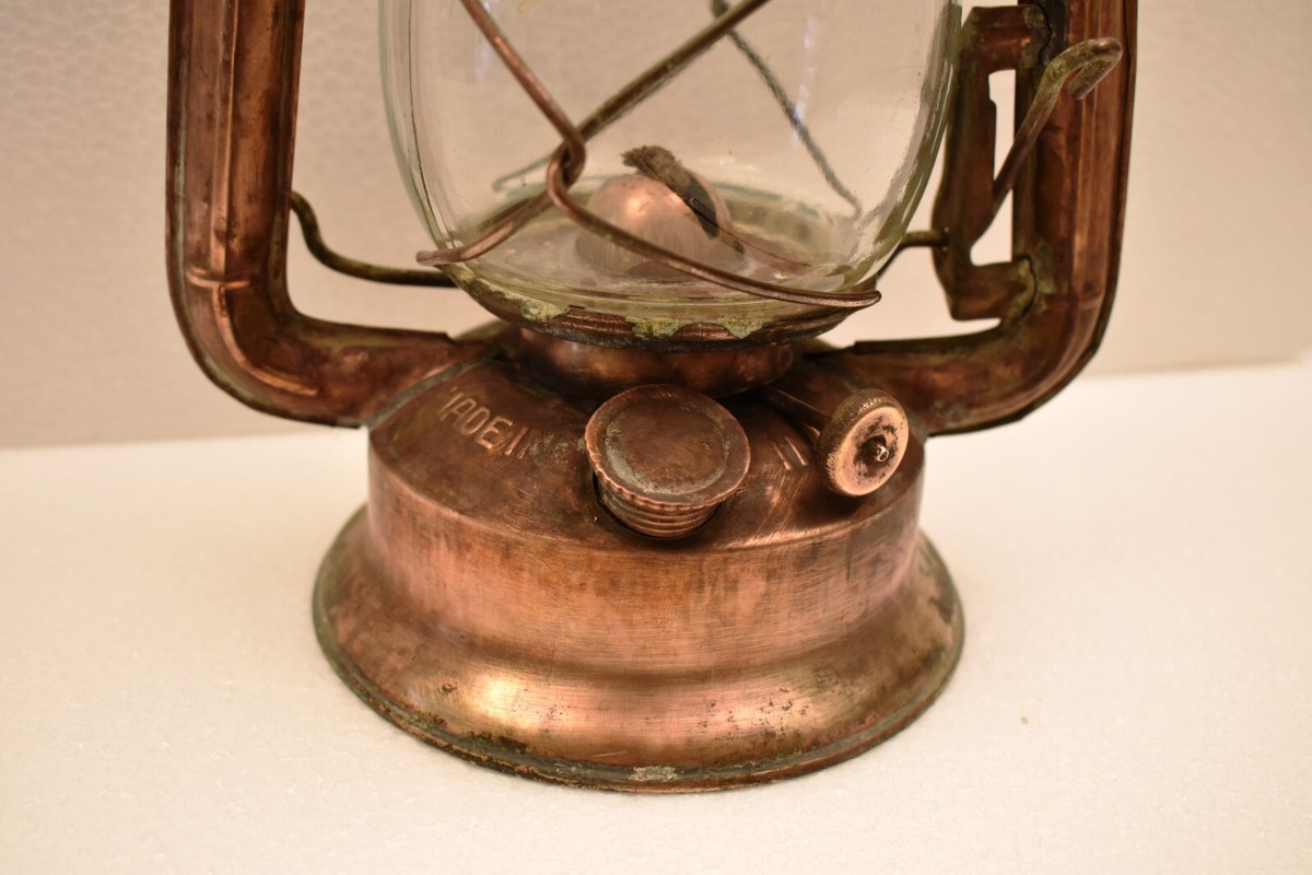 Lanterne Indienne Vintage PRABHAKAR – Lampe à Kérosène En Fer Vert, Collection