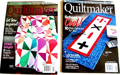 Quiltmaker Magazine - Jan/Feb, July/Aug 2020 - Lot Of 2