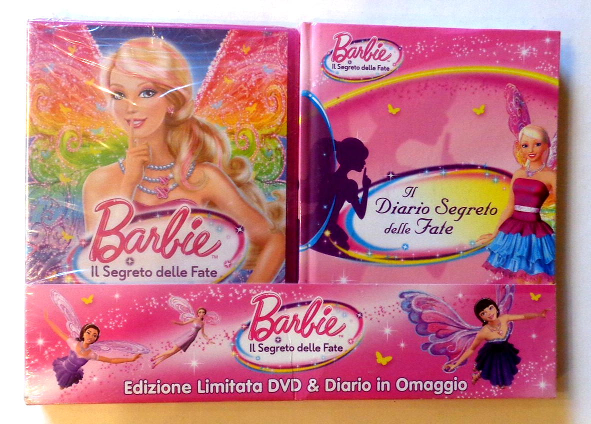 BARBIE - IL SEGRETO DELLE FATE e IL DIARIO SEGRETO DELLE FATE - DVD+DIARIO NUOVO