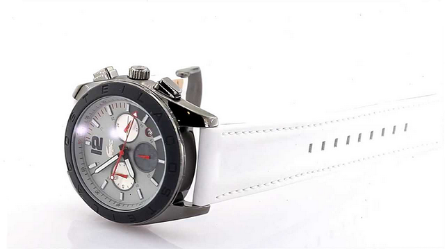 white lacoste watch men's
