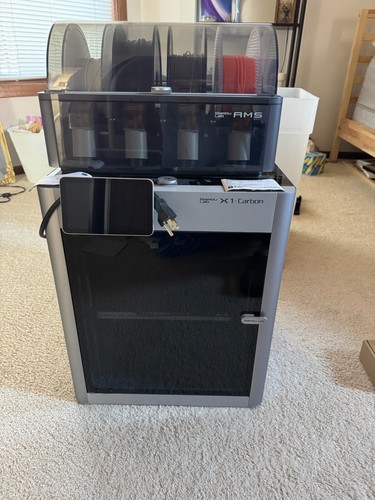 Bambu Lab X1-Carbon 3d Printer, Matter Hackers Filament, and Phrozen Washing
