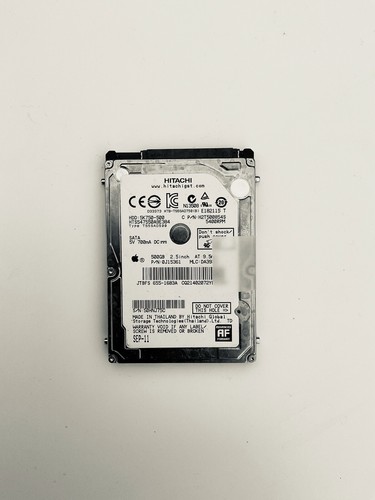 Hitatchi HGST HTS545050A7E380 500GB 2,5" HDD 3Gbs 5400rpm SATA Festplatte