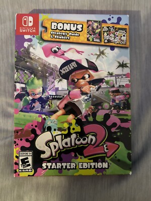 Splatoon 2 Starter Edition Nintendo Switch Shooter Game Very Good