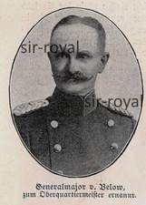Generalmajor Hans von Below - Oberquartiermei...