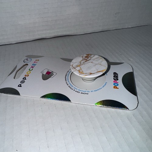PopSockets PopGrip Cell Phone Grip & Stand - Gold Lutz Marble - Picture 3 of 3