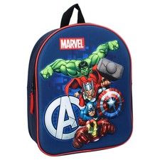 Vadobag Back Pack Backpack 3D Avengers See The Light, 32 x 26 x 11 cm, navy, 32x