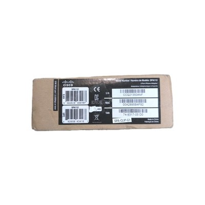 Cisco SPA112 2 Port ATA VOIP Phone Adapter Open Box