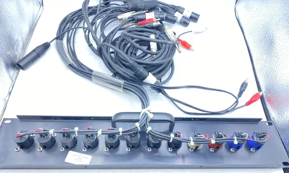 Whirlwind Patch Panel Audio Patchbay Stage Box 12 Channel With Connectors - Image 4 of 4
