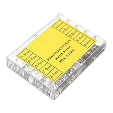 600Pcs Stainless Steel Eyeglass Jewelry Watch Repair Screw Set Screws Kit r