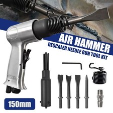Air Pneumatic Gun Needle Scaler with Hammer Chisel Kit Rust Weld & Paint Remover
