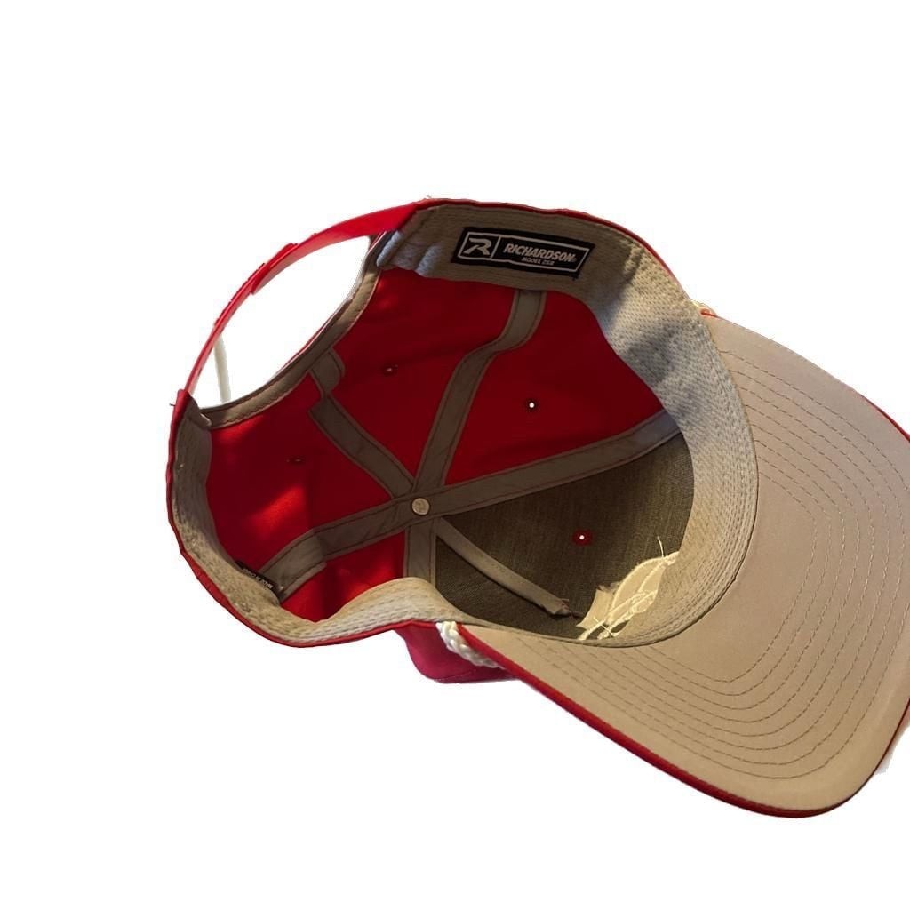 Reference Infinity Logo Red Snapback Golf Hat - image 2
