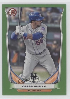 2014 Bowman Prospects Green 97/199 Cesar Puello #BP34 1t6