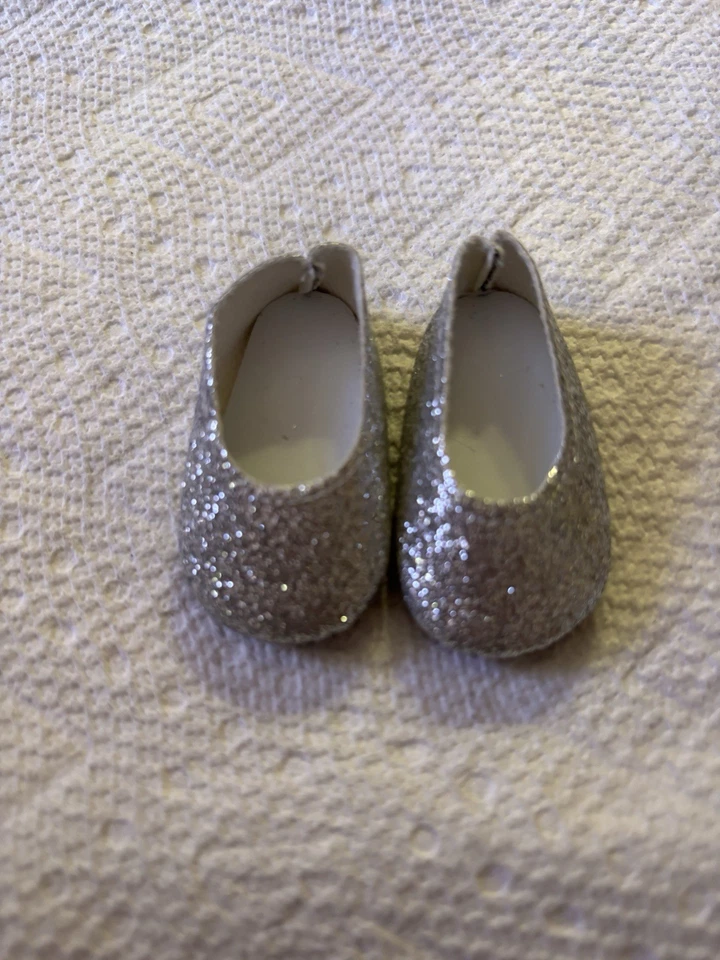 Lote de zapatos para Wellie Wisher metálico rosa intenso plata púrpura Foto 3 de 4