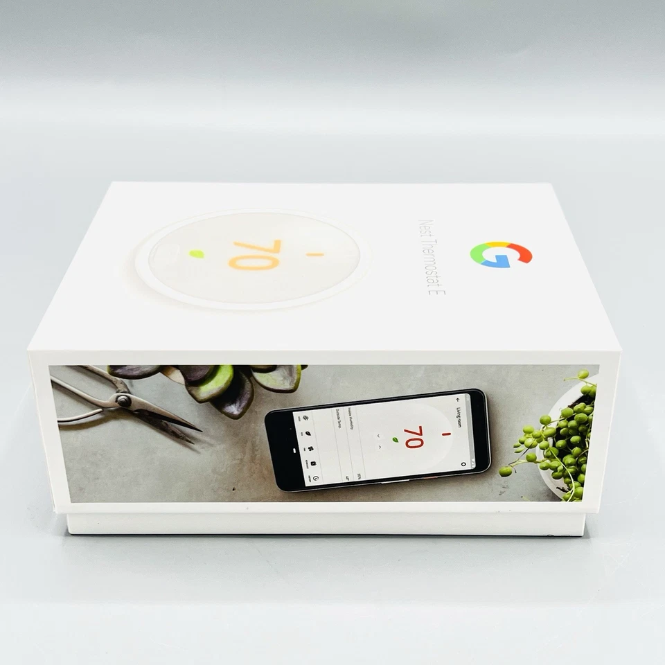 Nest Thermostat E Programmable Smart Home Thermostat White T4000ES Open Box - Image 2 of 4